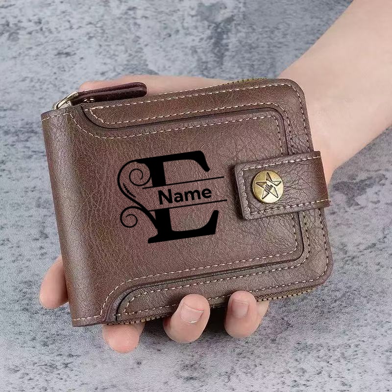 Personalized Name Box - Dompet Pria Kustom - Dompet Pria
