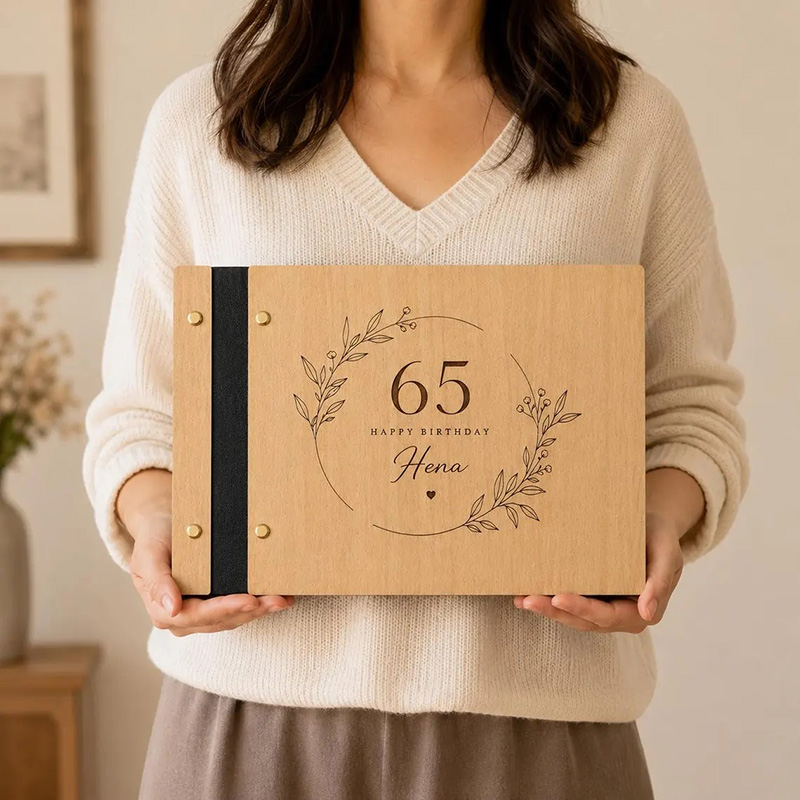 Custom Photo Book - Album Foto Ulang Tahun ke-50, 60,