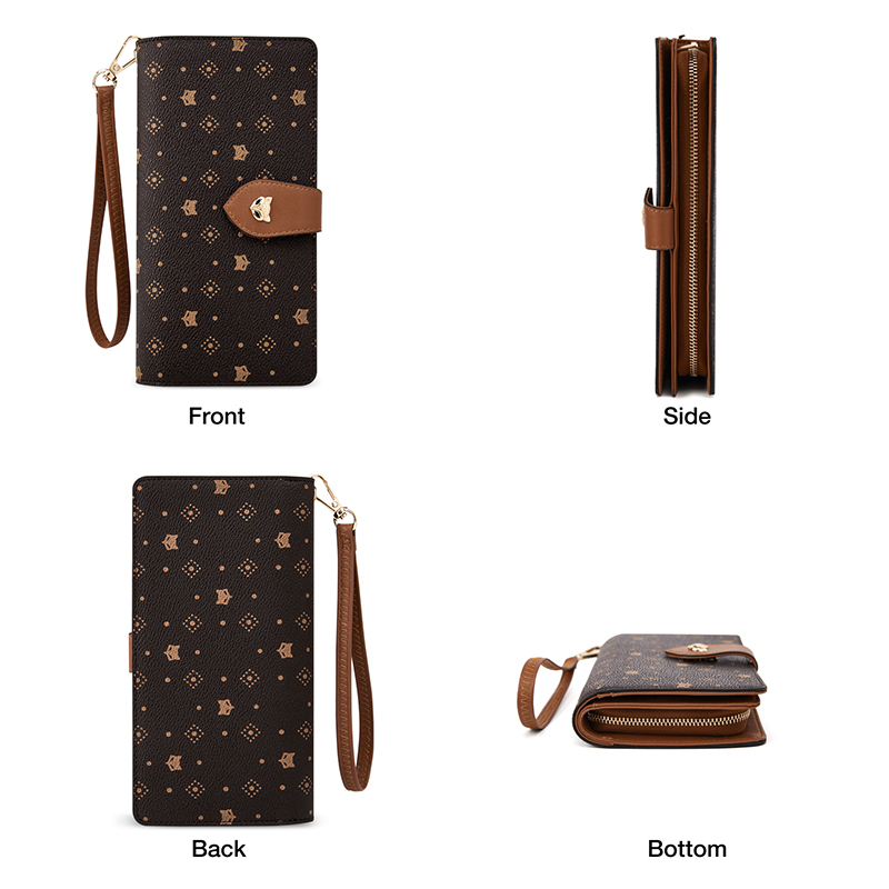 FOXER Dompet Panjang Wanita Te - Monogram Keychain Leather ulasan dan harga