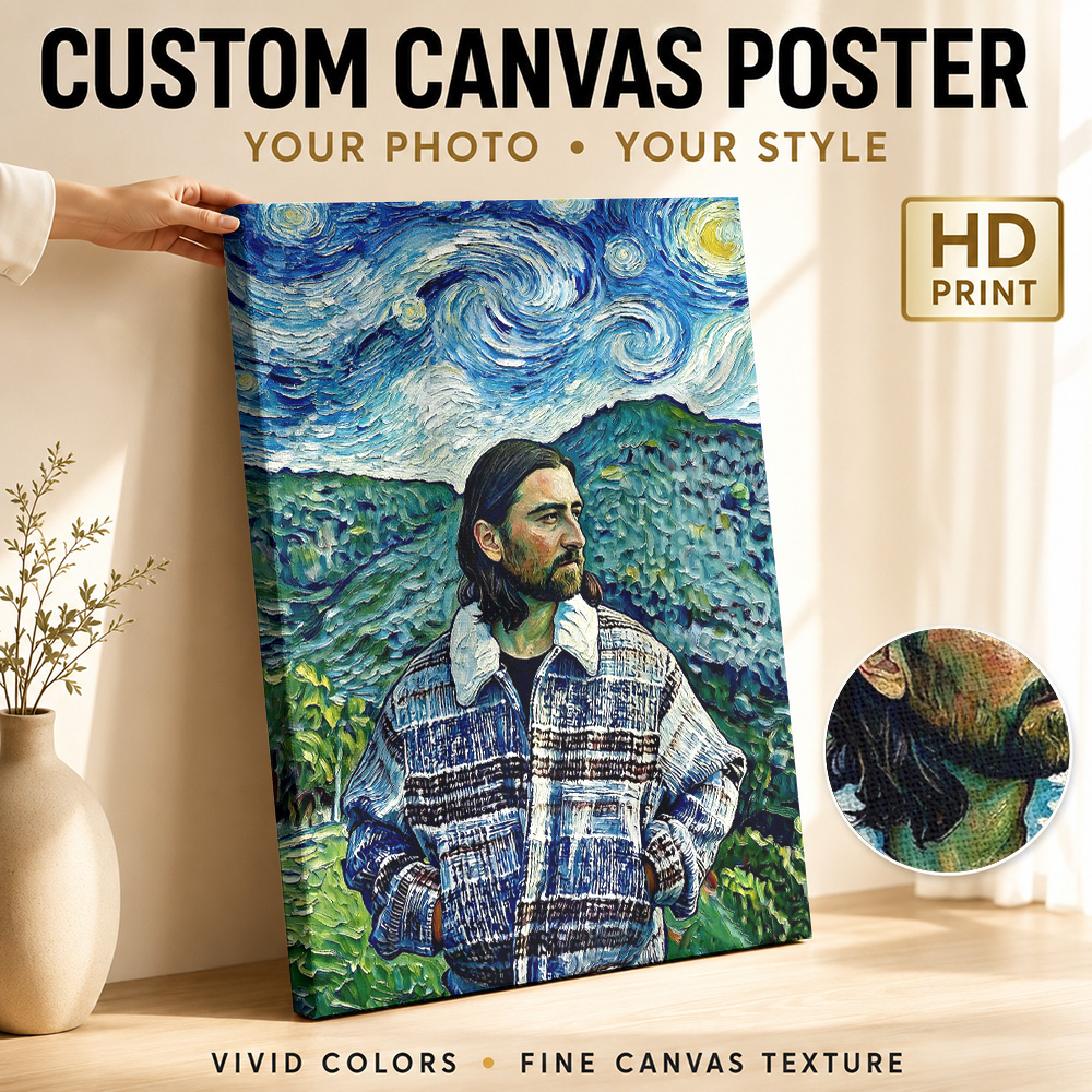 Poster Kanvas Berbingkai Sepak - Custom Night Sky ulasan dan harga