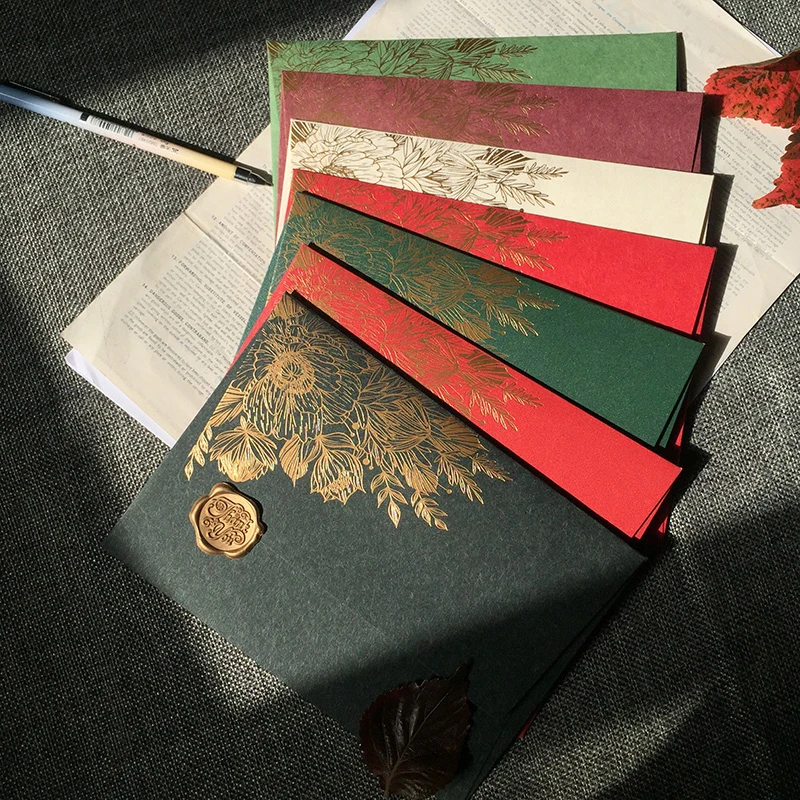 10 buah/paket amplop kertas mu - Wax Seal Letter Kit ulasan dan harga