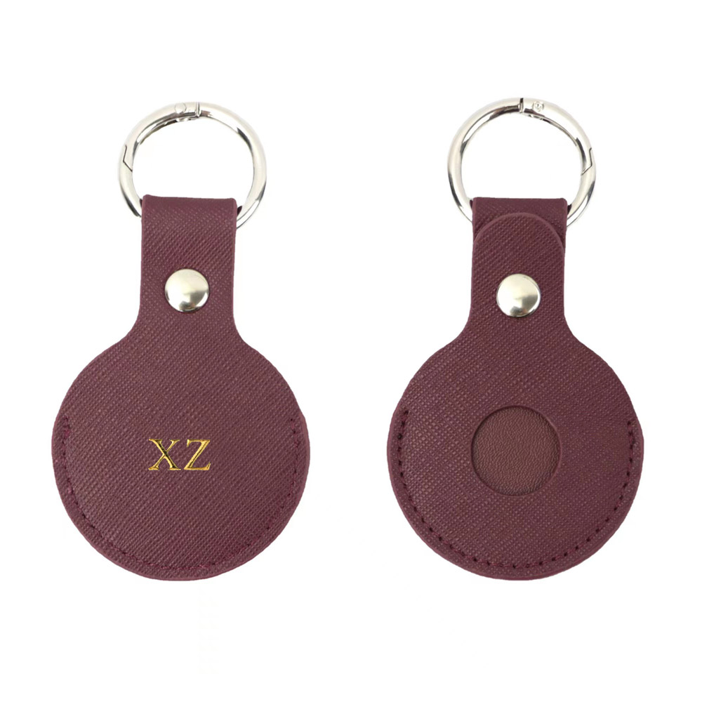 Huruf Awal emas kustom untuk c - Monogram Keychain Leather ulasan dan harga