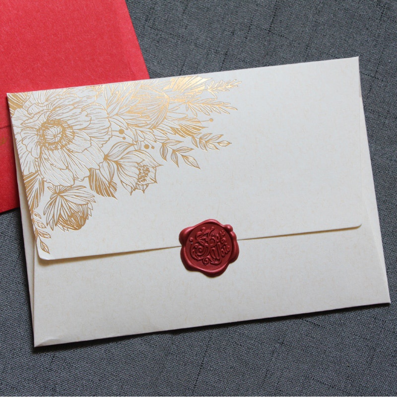 10 Buah Tanpa Stempel Amplop K - Wax Seal Letter Kit ulasan dan harga